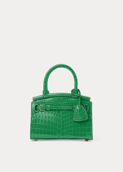 Women's Ralph Lauren Alligator Mini RL50 Handbags | 524360ZXJ